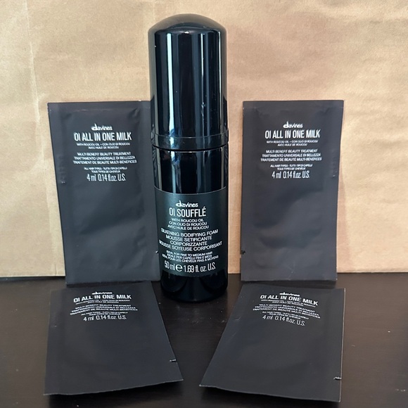 Davines OI Soufflé and All In One Milk Set - Black - Picture 1 of 2